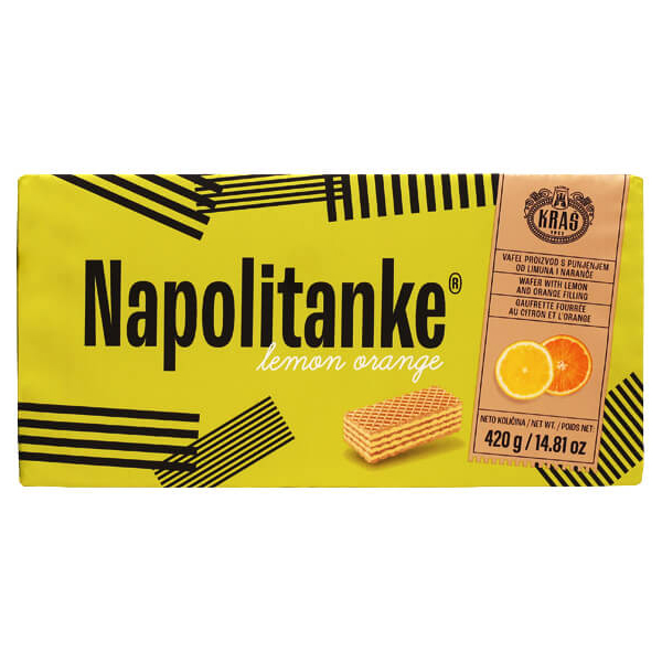 Wafers Napolitanke Lemon and Orange – 14.82 oz (420gr)